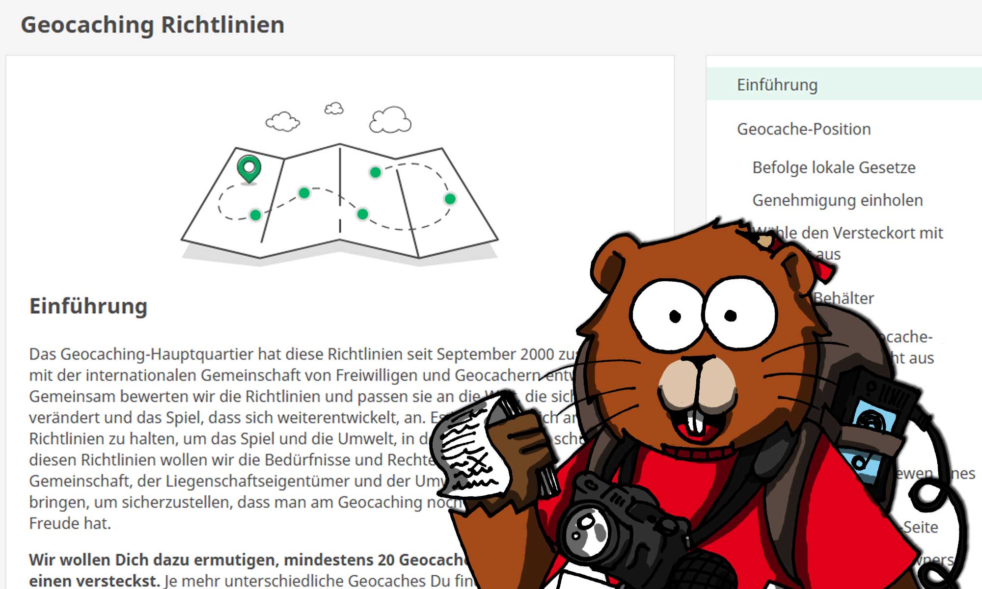 Geocaching Richtlinien